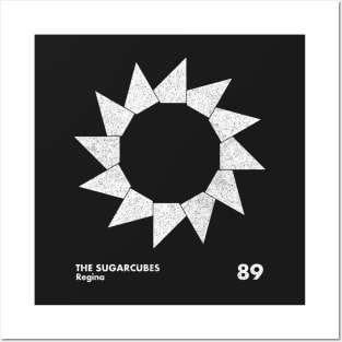 The Sugarcubes / Regina / Minimal Graphic Design Tribute Posters and Art